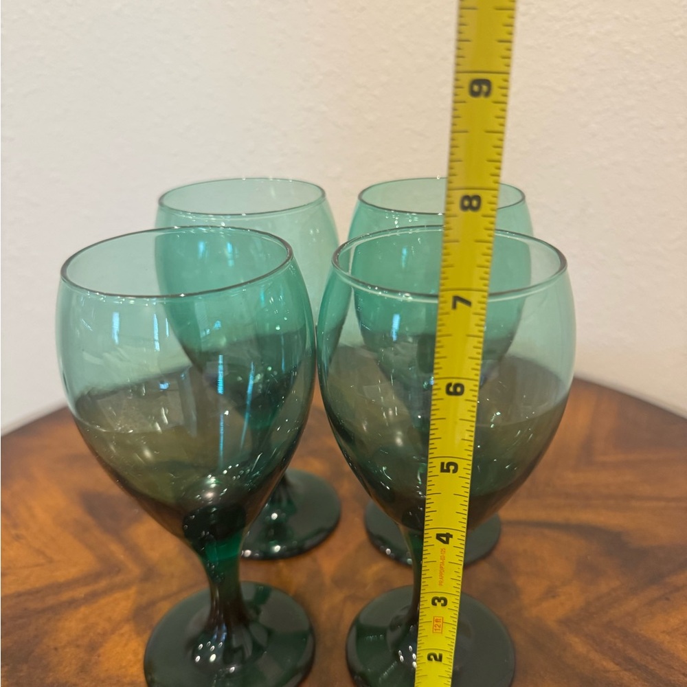 4 Vintage Libbey Juniper 12 Ounce Wine Glasses - Picture 6 of 6